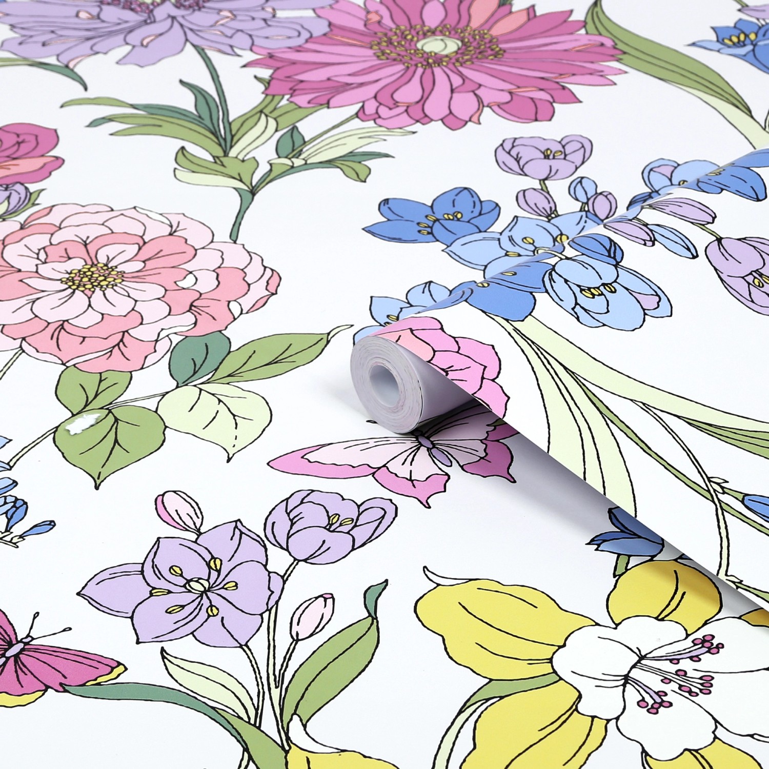 Laura Ashley Vliestapete Gilly Multi Mehrfarbig FSC®