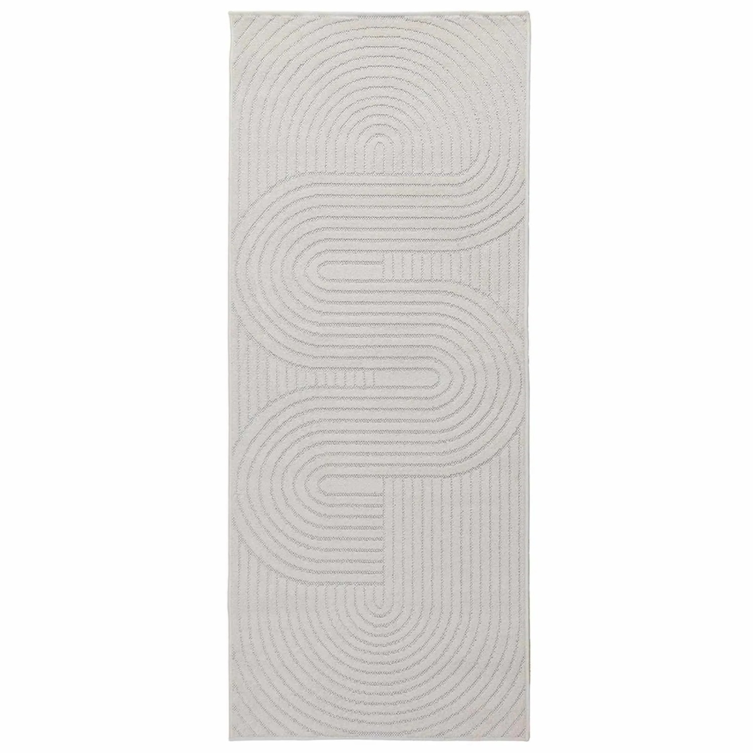 vidaXL Bereichsteppiche PALMERAS Creme 150 x 80 cm Polyester 42022570