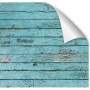 Myspotti Küchenrückwandfolie Ernest Holz, selbstklebend, blaues Holzdesign.
