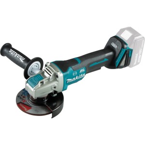 Makita Akku-Winkelschleifer DGA520ZX1 18V mit X-Lock und Zusatzhandgriff.
