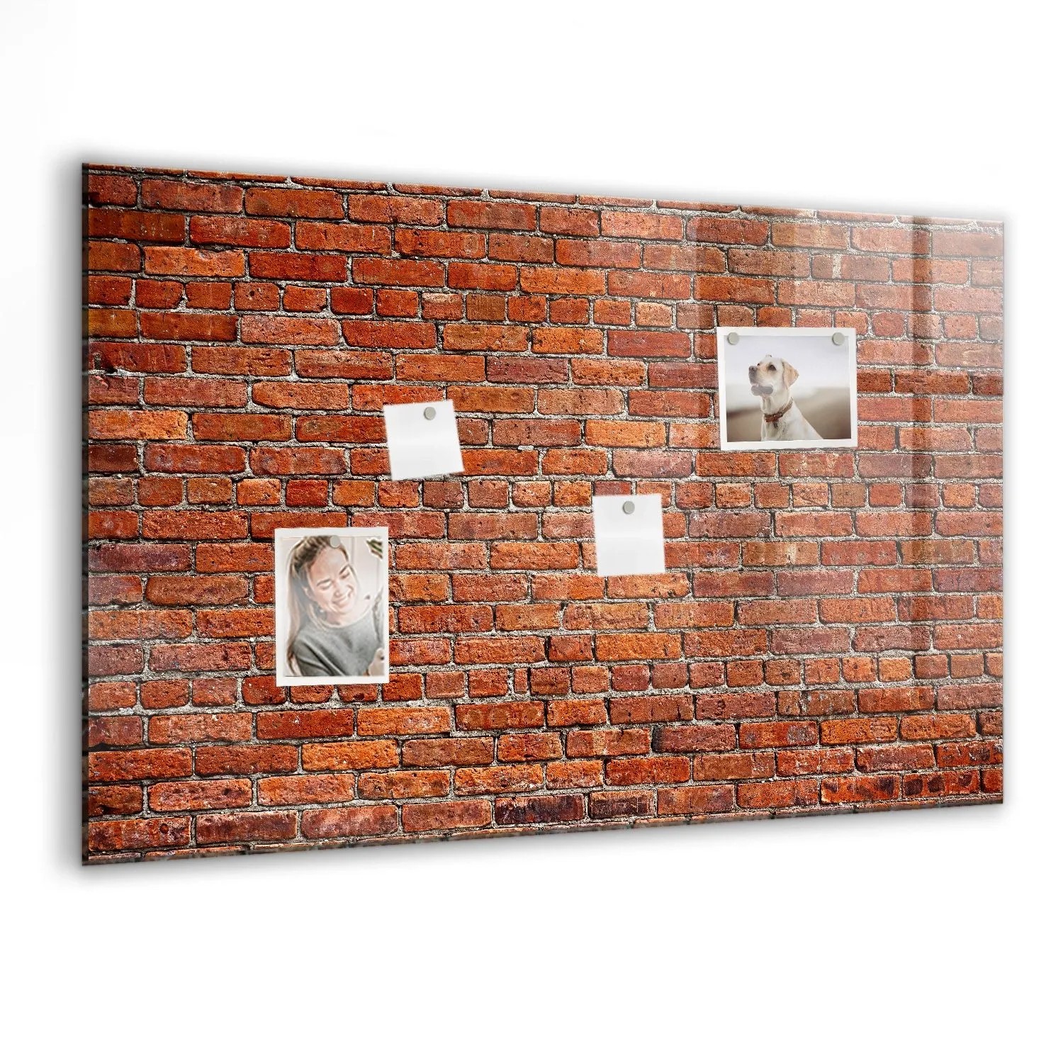 Tulup Magnettafel Beschreibbar Alte Backsteinmauer 90x60 cm Magnettafel Küc günstig online kaufen