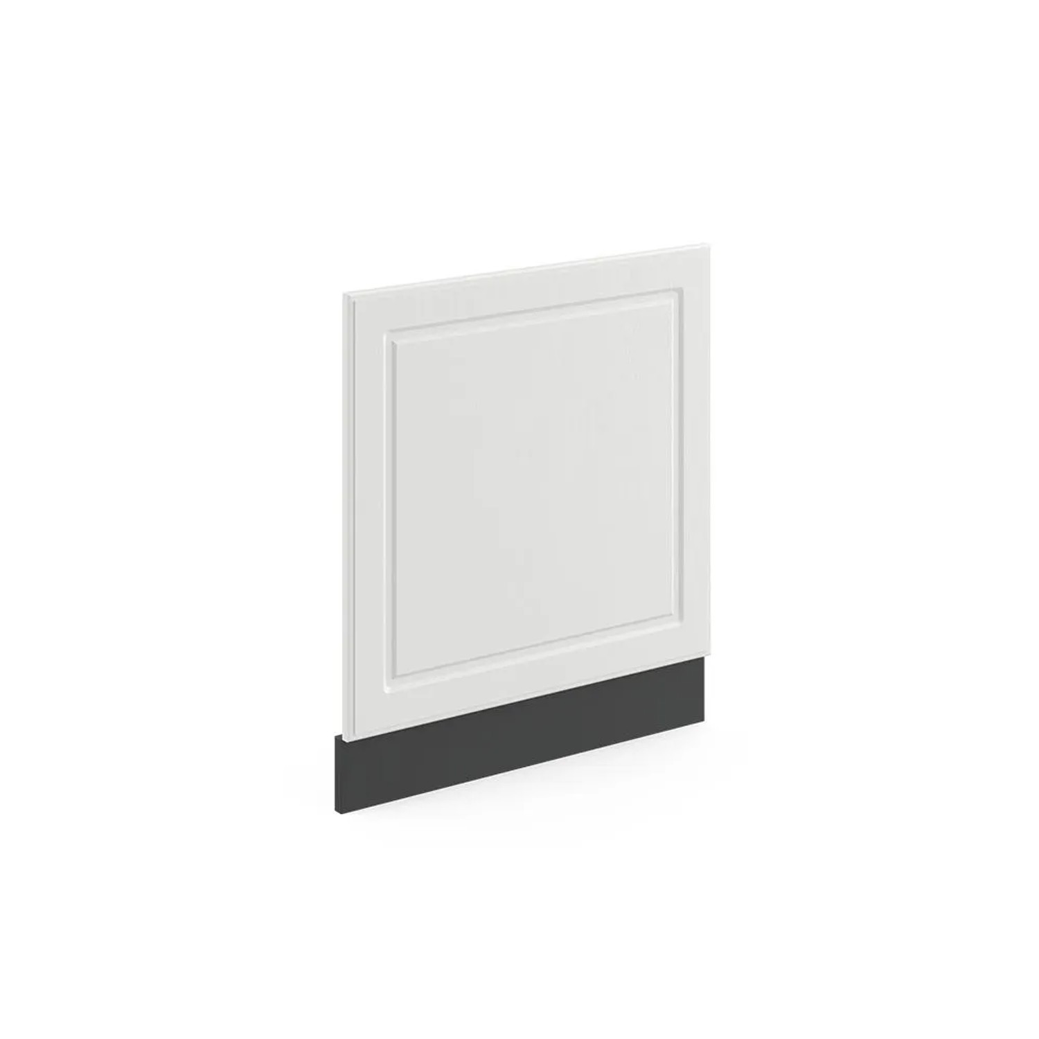 Vicco Frontblende R-Line Weiß Landhaus Anthrazit 60 cm ohne Arbeitsplatte