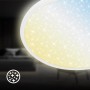 Dimmbares, weißes Brilo LED-Panel Slim Sternenhimmel mit Sternenmuster, CCT und Backlight-Effekt.
