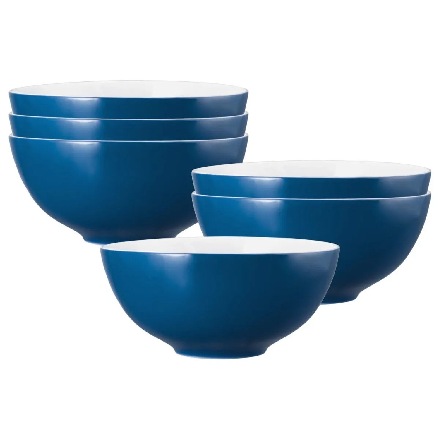 Seltmann Weiden Life Fashion Schüssel 21 cm 6er Set Classic Blue