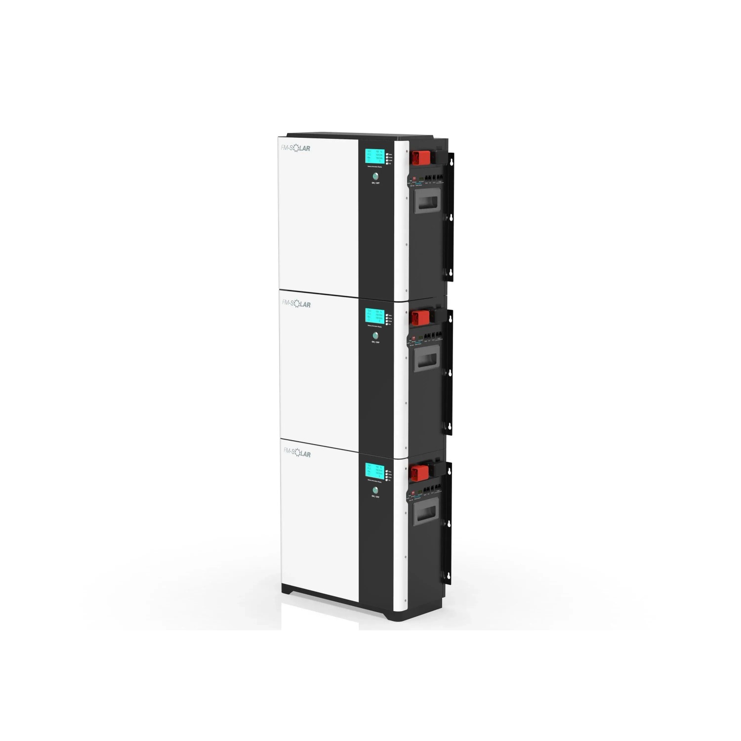 FM-SOLAR 15 kWh Speicher PV Akku Stapel oder Wandmontage 51,2V 300Ah LiFePO4 Lithium