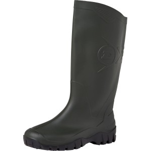 Dunlop Herren-Schachtstiefel aus PVC, grün, Größe 46, ideal für Gartenarbeit und andere Outdoor-Aktivitäten.