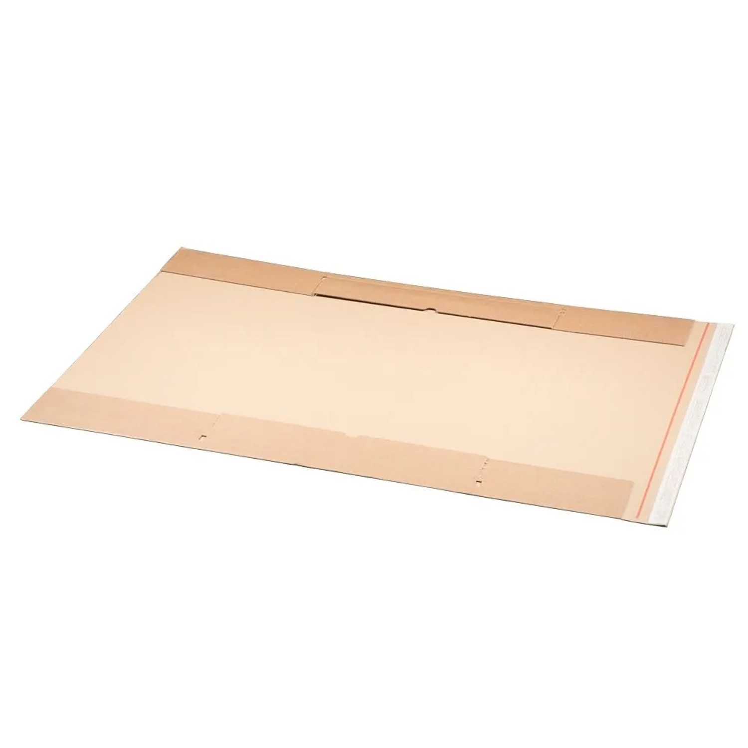 PROREGAL Mega Deal 220x Kalenderverpackung LxB 500x750mm mit Selbstklebeverschluss & Aufreißfaden Unbedruckt Braun Buchverpackung