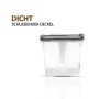 Bestlivings Gewürzdose 300ml, 8er Pack. Transparente Schüttdose mit anthrazitfarbenem Deckel.