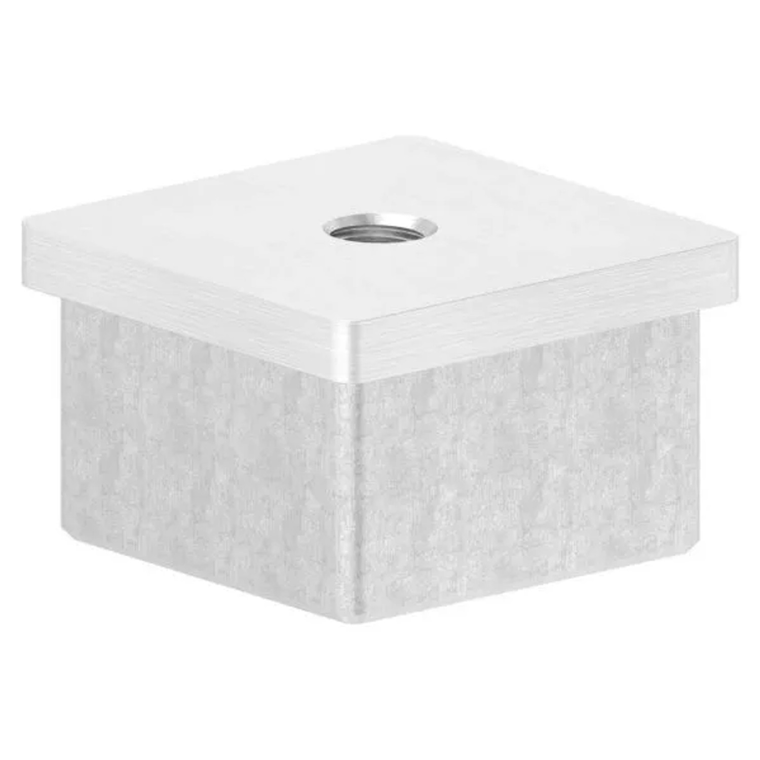 FeNau Einsteckkappe V4A 40 X 40 X 2,0 mm Mit M8 Gewinde