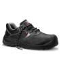 Schwarzer ELTEN BASIC II Low S3 Arbeitsschuh aus Leder mit Stahlkappe.