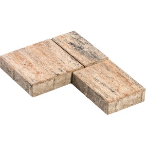 Diephaus Pflastersteine Vereda Muschelkalk Mehrformat, 5 cm stark.