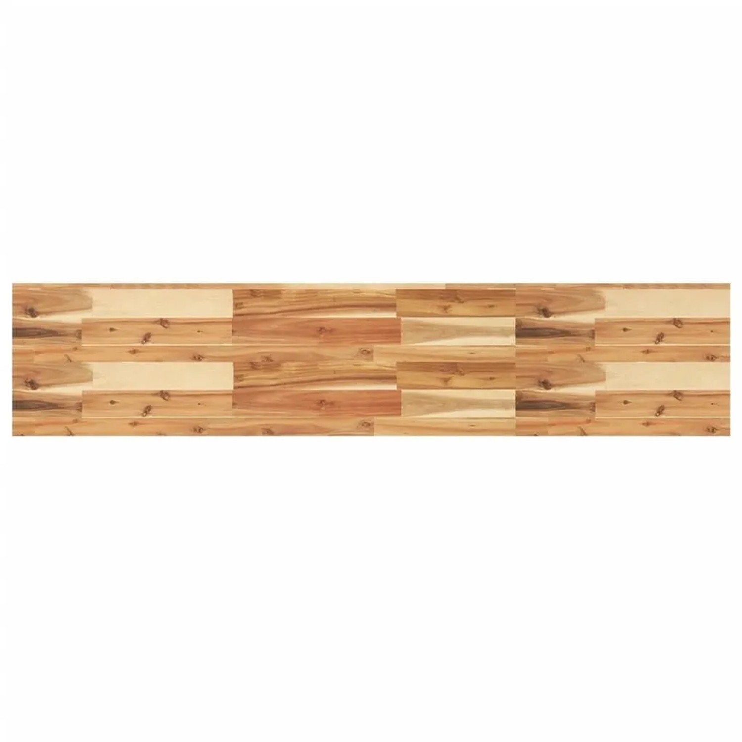vidaXL Schweberegal 160x30x4 cm Massivholz Akazie Ölbehandelt 3279627