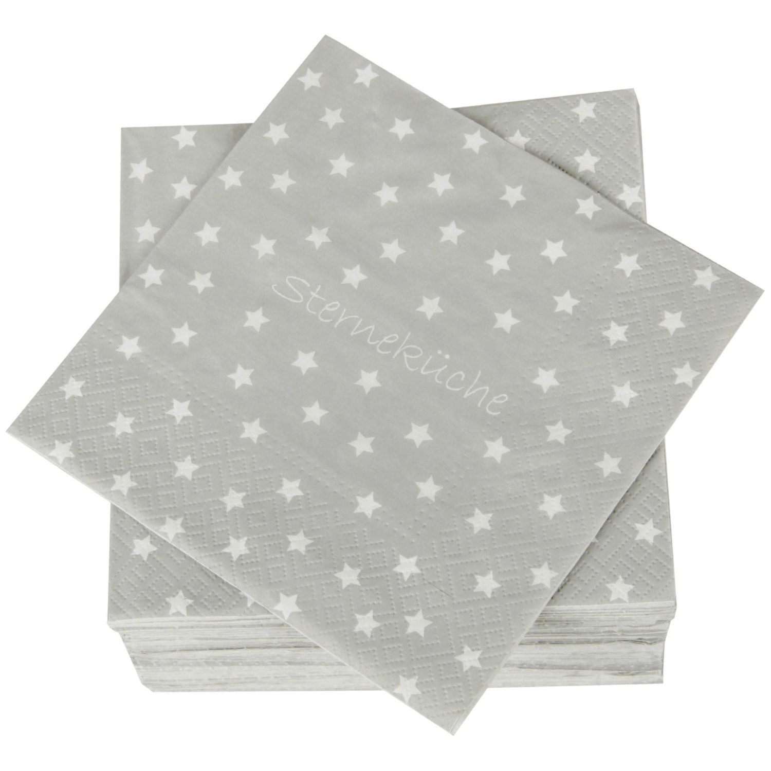 Bestlivings Servietten 33 x 33 cm Sterneküche 3 Lagig 80er Pack