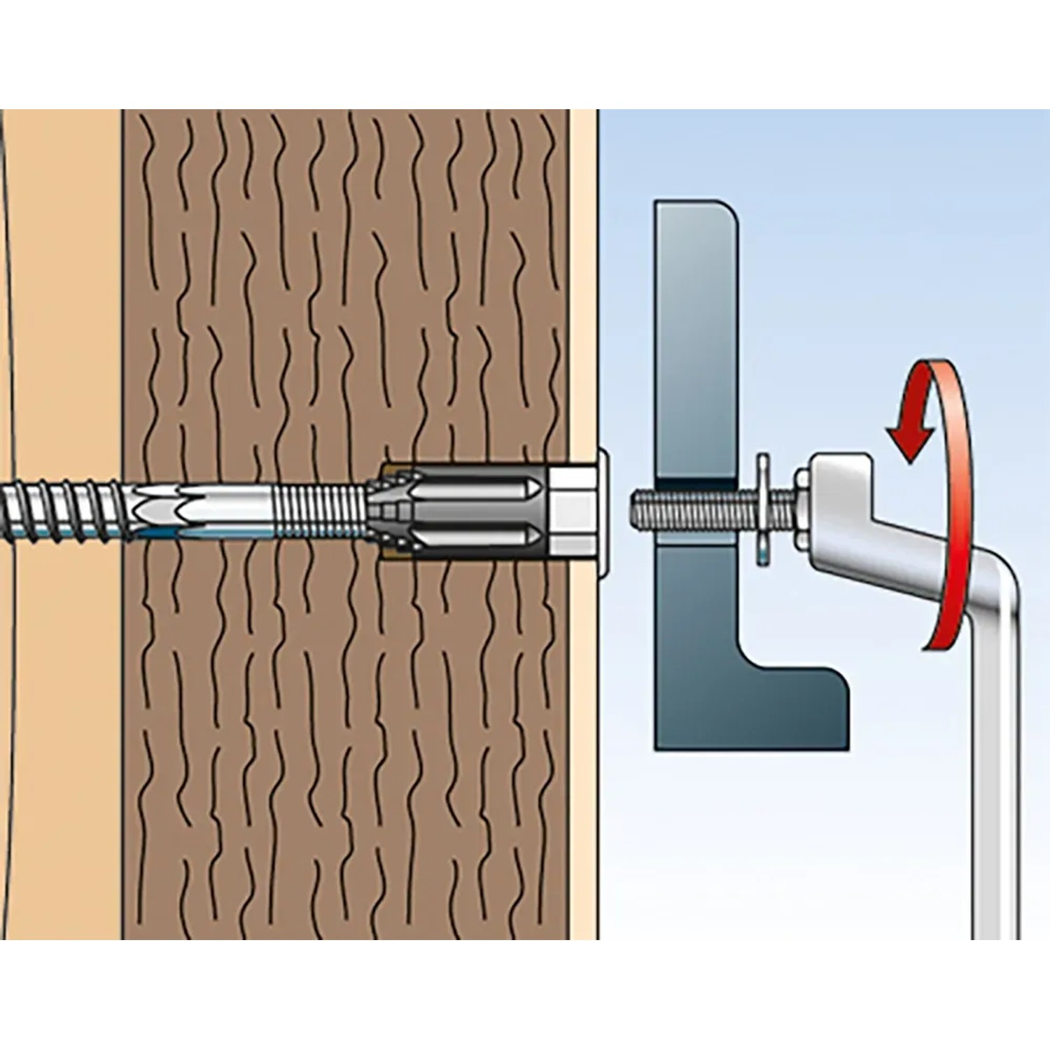 Fischer Thermax 10/140 Dübel zur wärmebrückenfreien Befestigung in gedämmten Fassaden.