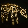 Leuchtendes Rentier aus dem 3-tlg. LED-Rentier Set als Weihnachtsdekoration.