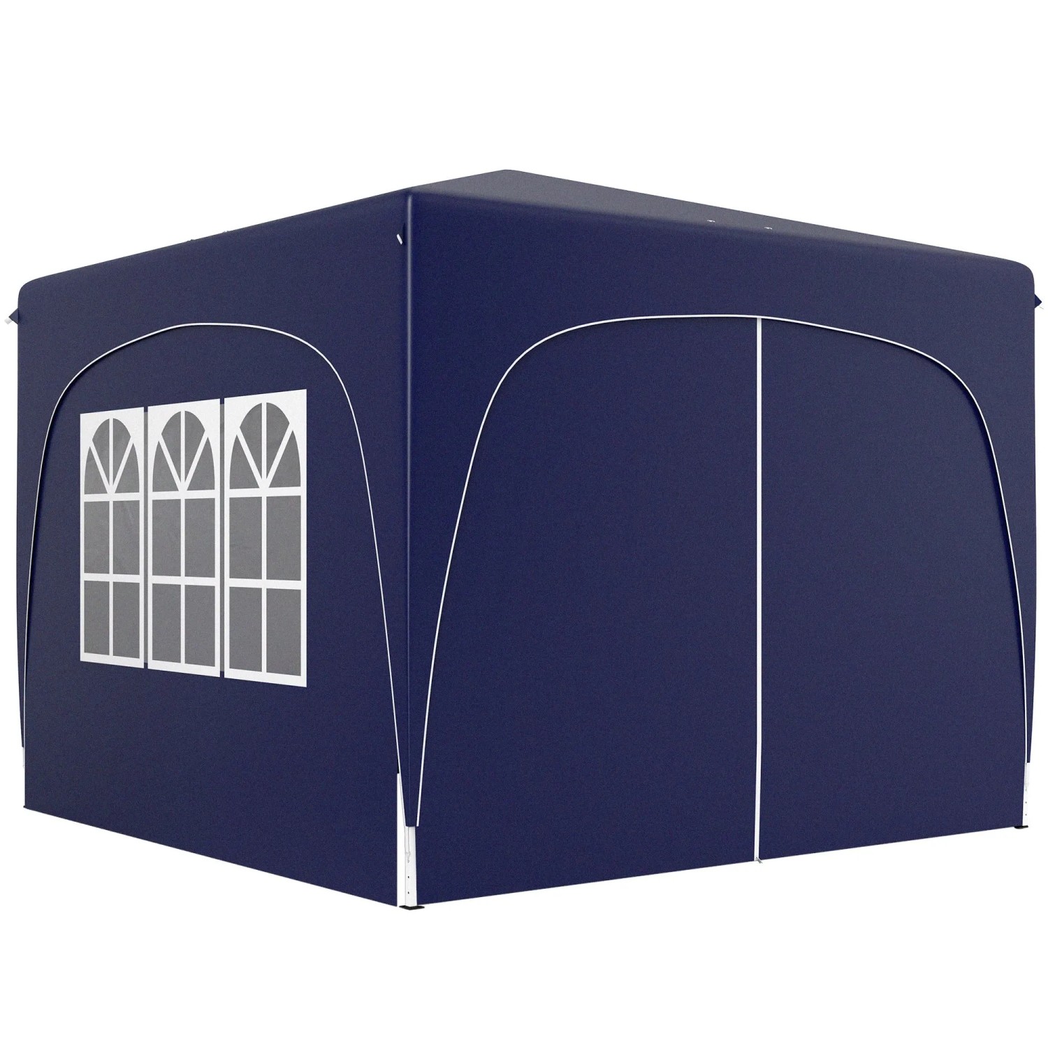 Furnicato Pavillon Pop-up Gartenzelt 3x3 M Höhenverstellbar Sand