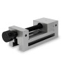 EBERTH Präzisionsschraubstock, 100mm Backenbreite, Spannweite 125mm, für präzise Werkstücke.