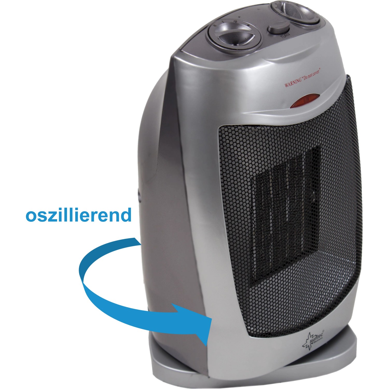 Elektrischer Heizlüfter Mit 3D-Flammen-Effekt – 1400W/2000W, 70° Oszillation, Befeuchtungsfunktion, Überhitzungs- & Kippschutz