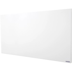 Weiße Vasner Infrarotheizung Citara M Metall, 1100 W, 60x140 cm. Flaches Design für Wand- oder Deckenmontage.