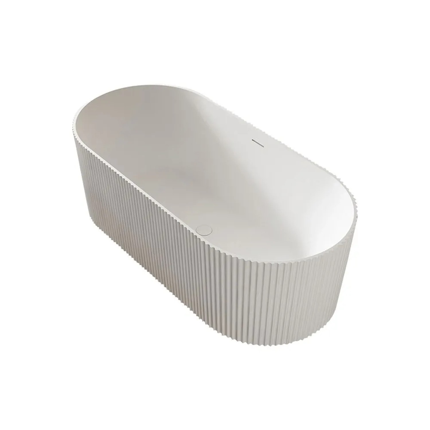 360Home Freistehende Acryl Badewanne 150 CM Oval Mit LED TW7681150