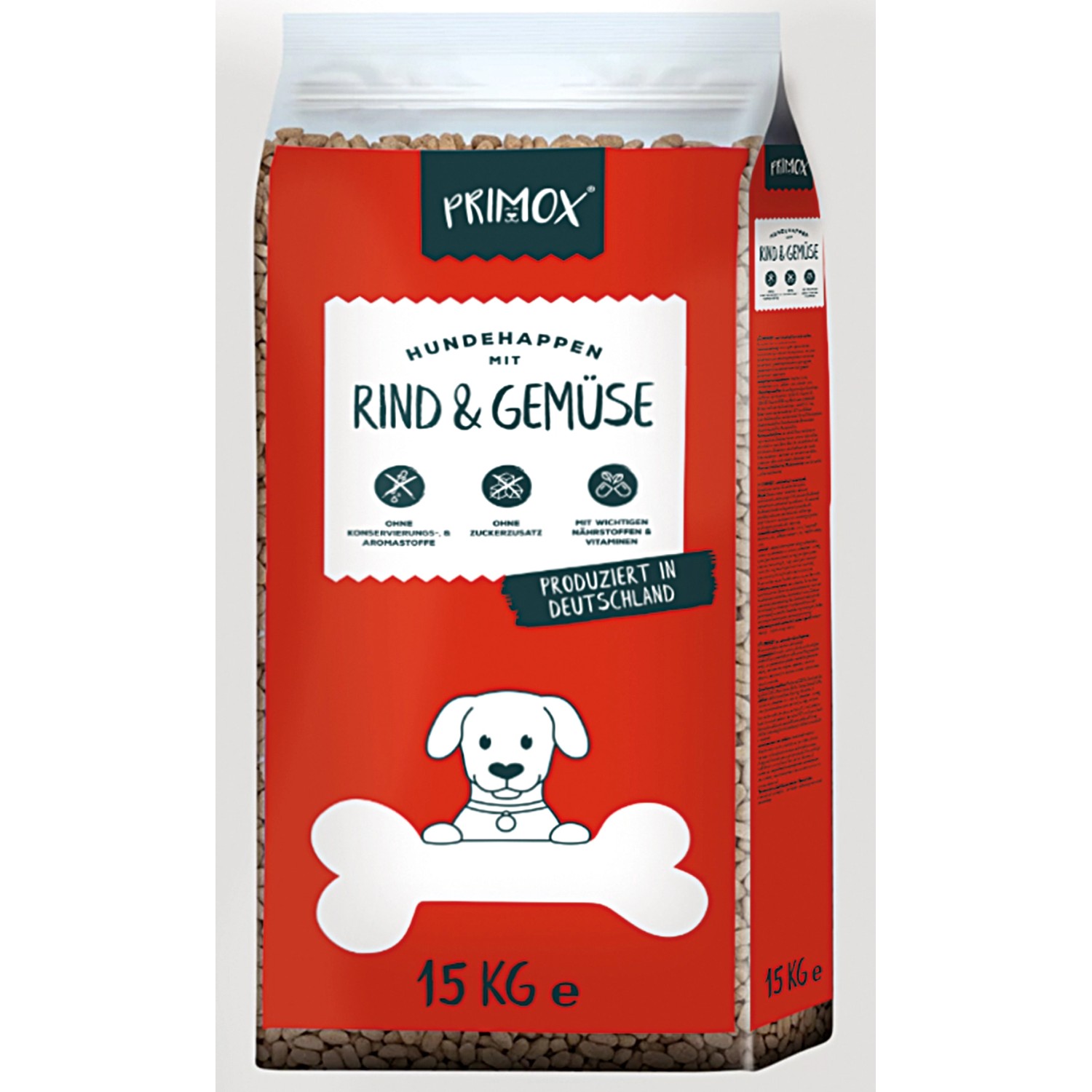 Primox Hunde-Trockenfutter mit Rind & Gemüse 15 kg