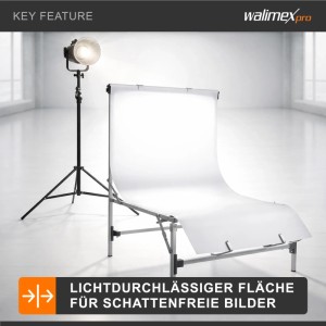 Walimex Pro Fototisch Tavola 5Kg 28Cm Höhe Produktfotografie Fotostudio Hintergrund