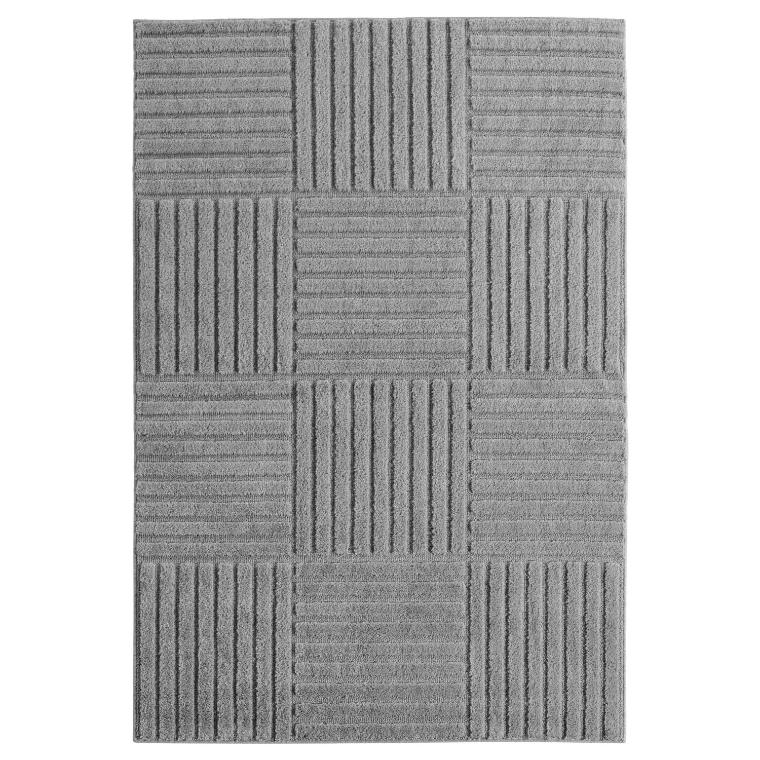 Ayyildiz Kurzflorteppich Art 1123 Silber 160 cm x 230 cm