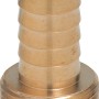 Messing Tülle 13 mm (1/2") mit 26,4 mm (R 3/4) Außengewinde für Schlauchanschluss.