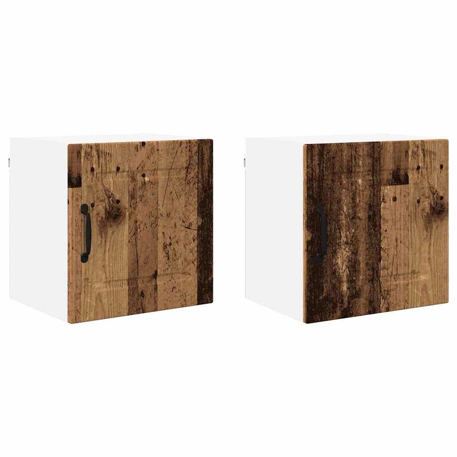 vidaXL Küchenwandschrank 2 Stk Altholz 40 x 31 x 40 cm Holzwerkstoff 885242 günstig online kaufen