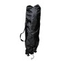 Mojawo Feldbett in Tragetasche, anthrazit. Campingbett / Gästebett zusammengepackt.