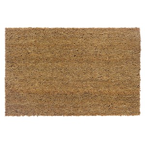 Naturfarbene Astra Fußmatte aus Kokosvelours, 40x60 cm, für Innen- und Außenbereiche.