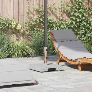 vidaXL Sonnenschirmständer Grau 41 x 41 x 37 cm Granit 42002808