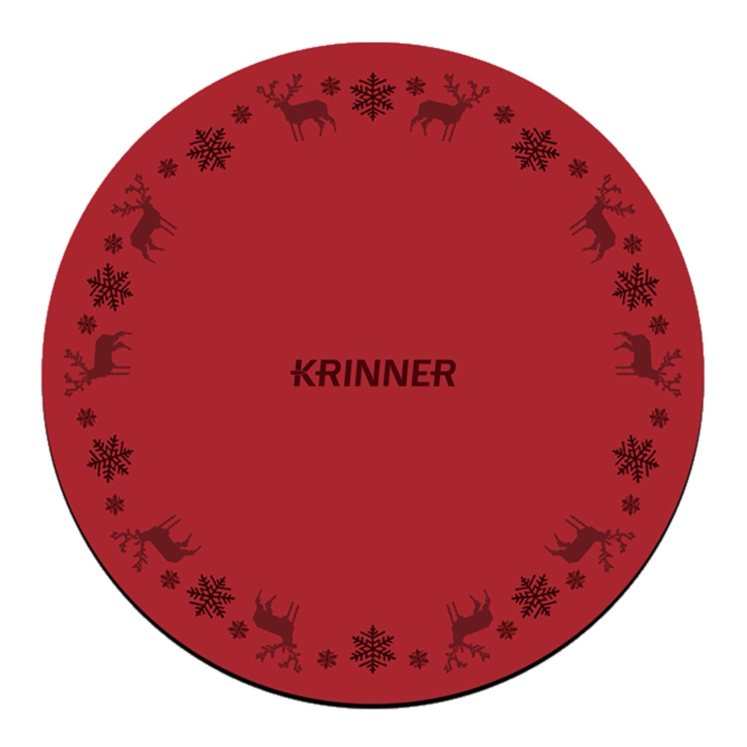 Krinner Weihnachtsbaum-Unterlegdecke Ø 60 cm Rot günstig online kaufen