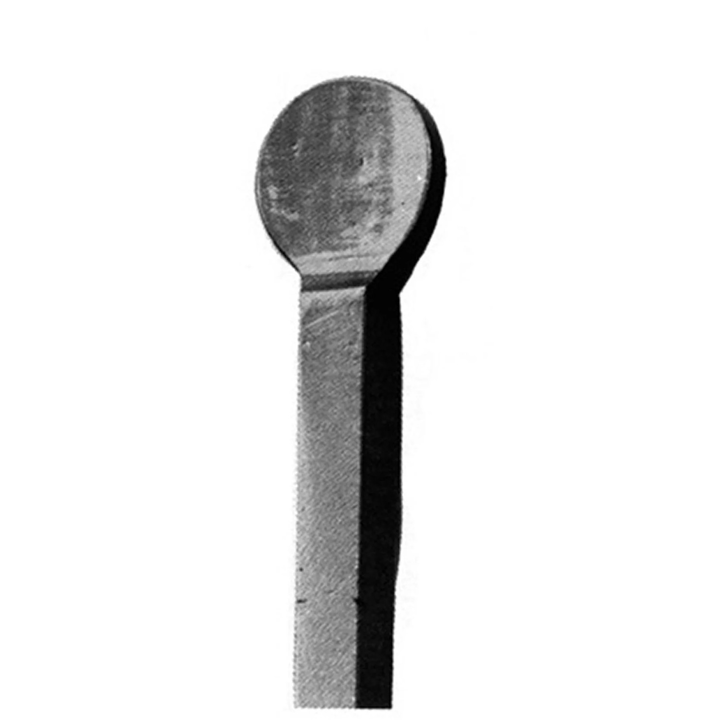 FeNau Zaunspitze Höhe 100 mm Material 12x12 mm Stahl S235JR Roh