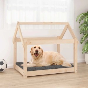 vidaXL Hundebett 81x60x70 cm Massivholz Kiefer 822207