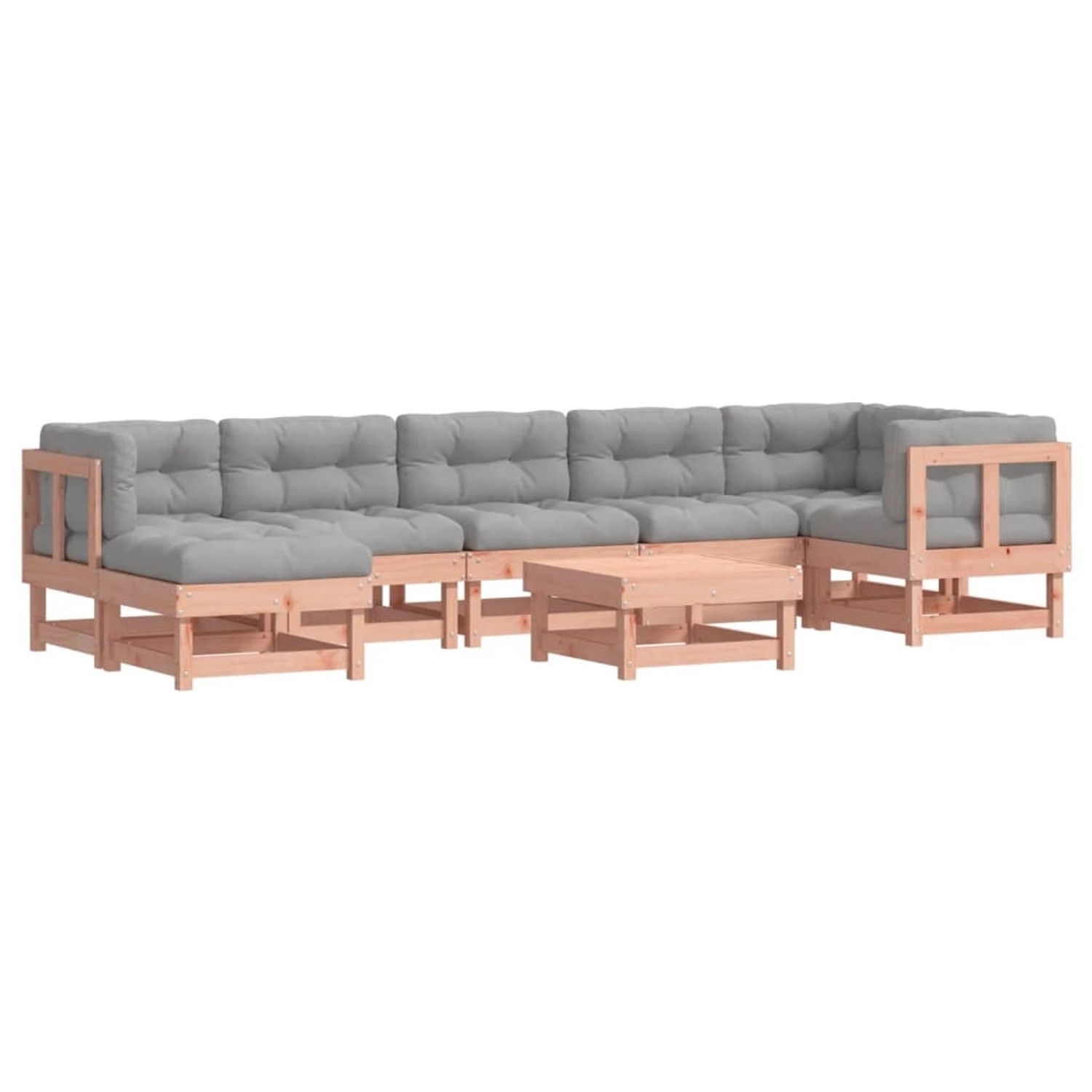 vidaXL 8-Tlg Garten-Lounge-Set mit Kissen Massivholz Douglasie 3185848 günstig online kaufen
