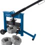 Scheppach Steintrenner HSC 130 zum Trennen von Steinen und Platten. Baumaschine mit Hebel und Rädern.