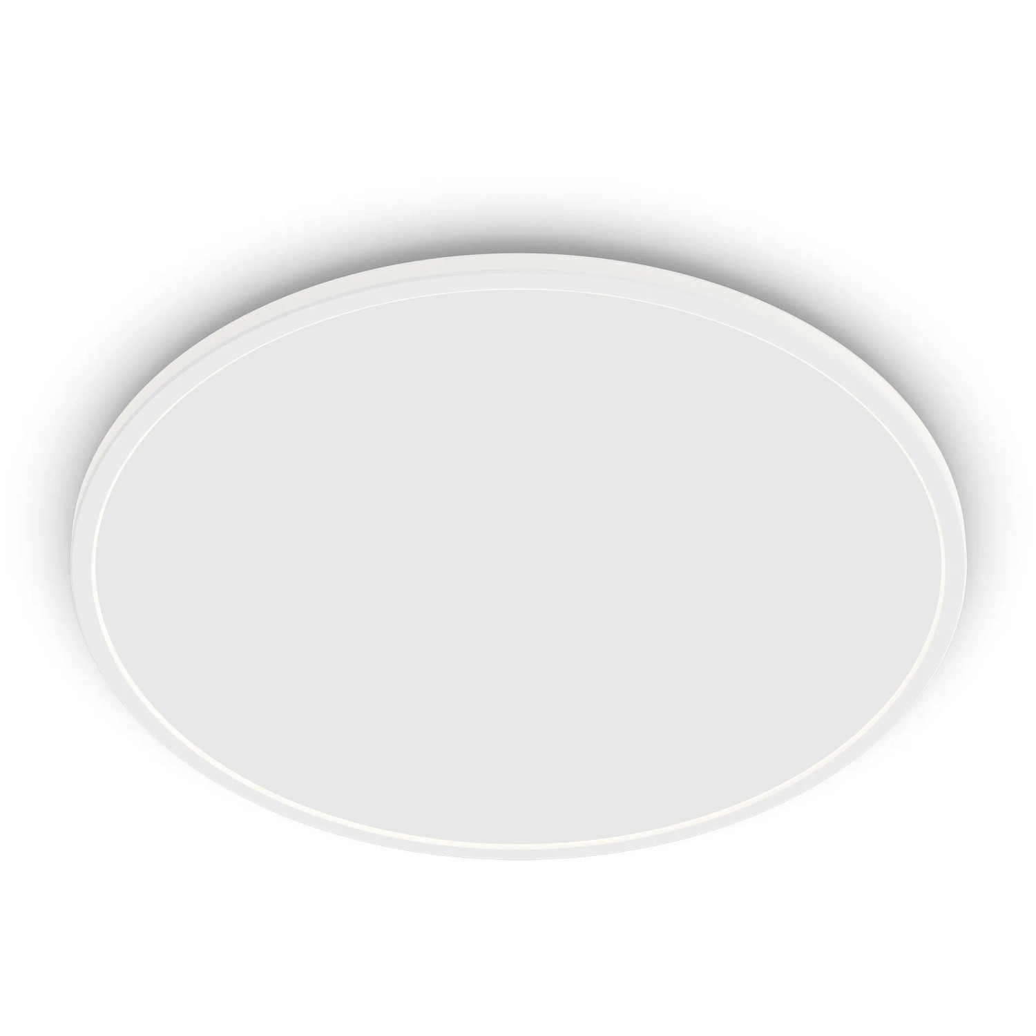 Weiße, runde Philips LED-Deckenleuchte Superslim mit SceneSwitch, 15W, 1500lm für Außen.