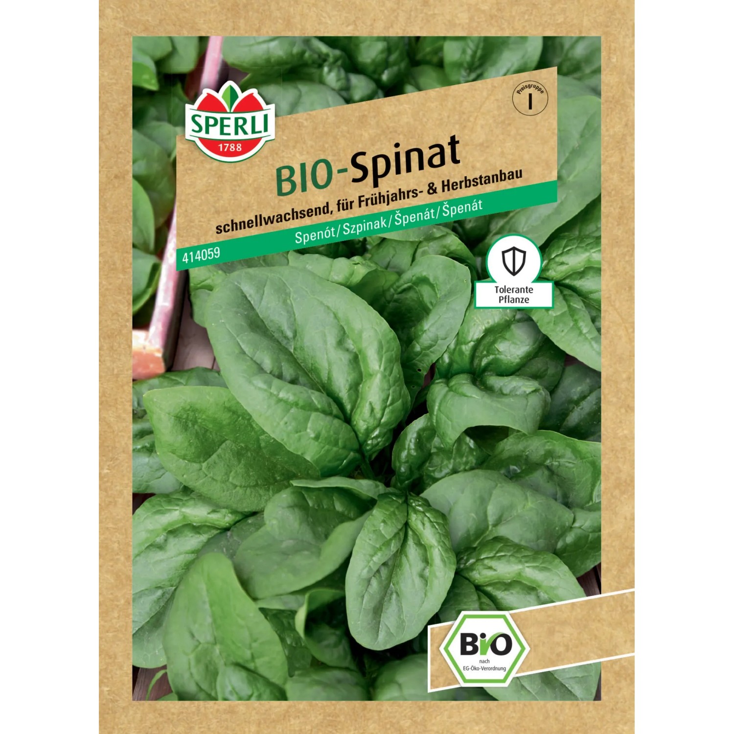 Sperli Bio-Spinat