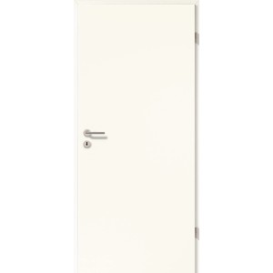 Weiße Zimmertür CPL Arctic, 73,5x211 cm, Rechtsanschlag. Glatte, zeitlose Innentür.