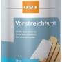 Dose OBI Vorstreichfarbe, Weiß, matt, 750 ml, für Innen- und Außenbereich.