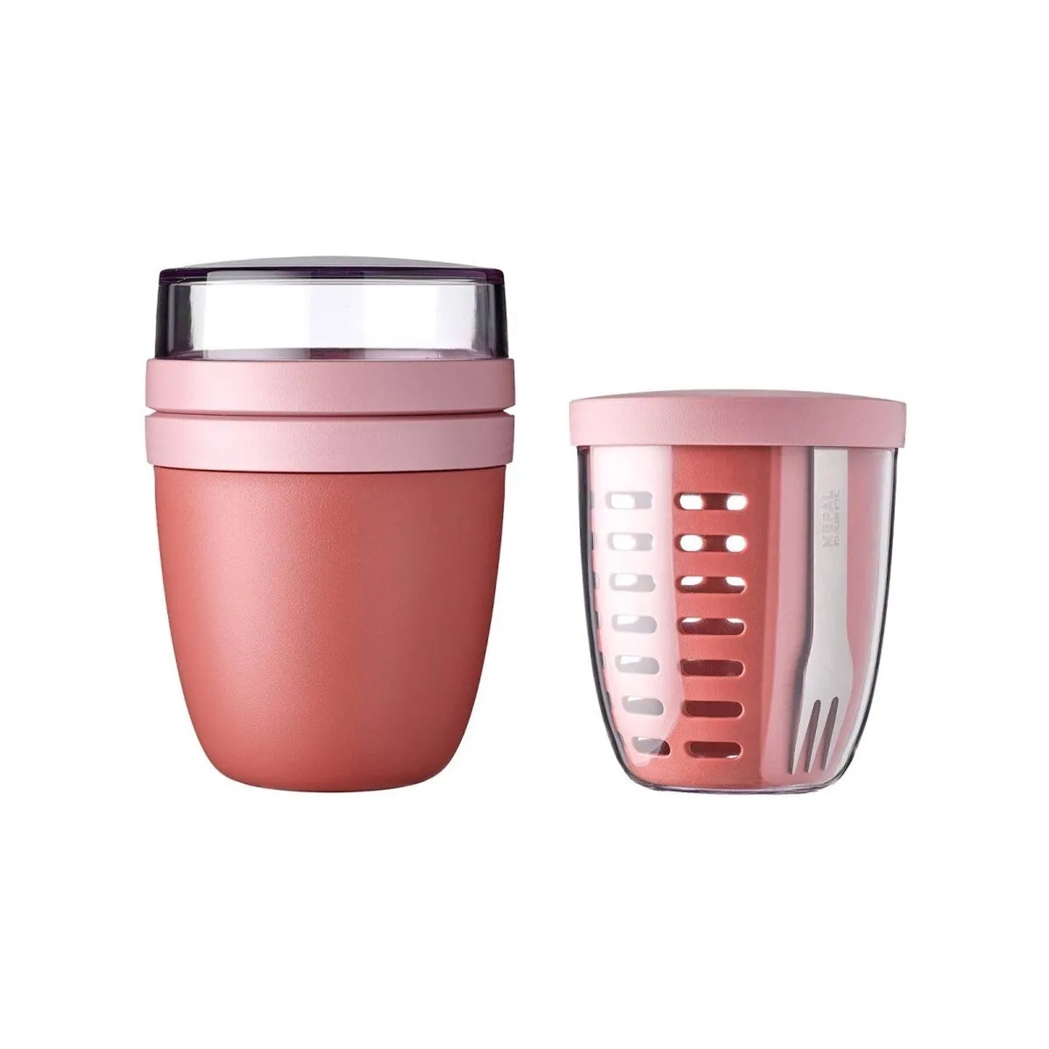 Mepal Ellipse Lunchpot mit Fruitpot Vivid Mauve