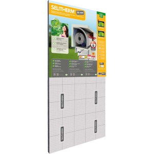 Selitherm Rollladenkastendämmung Komplett-Set, 25 mm. Dämmstoffzubehör zur Isolierung von Rollladenkästen.