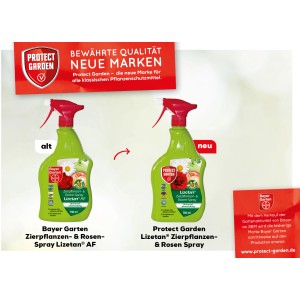 Protect Garden Lizetan Zierpflanzen- & Rosen-Spray AF, Mittel gegen Spinnmilben, 750ml Flasche.