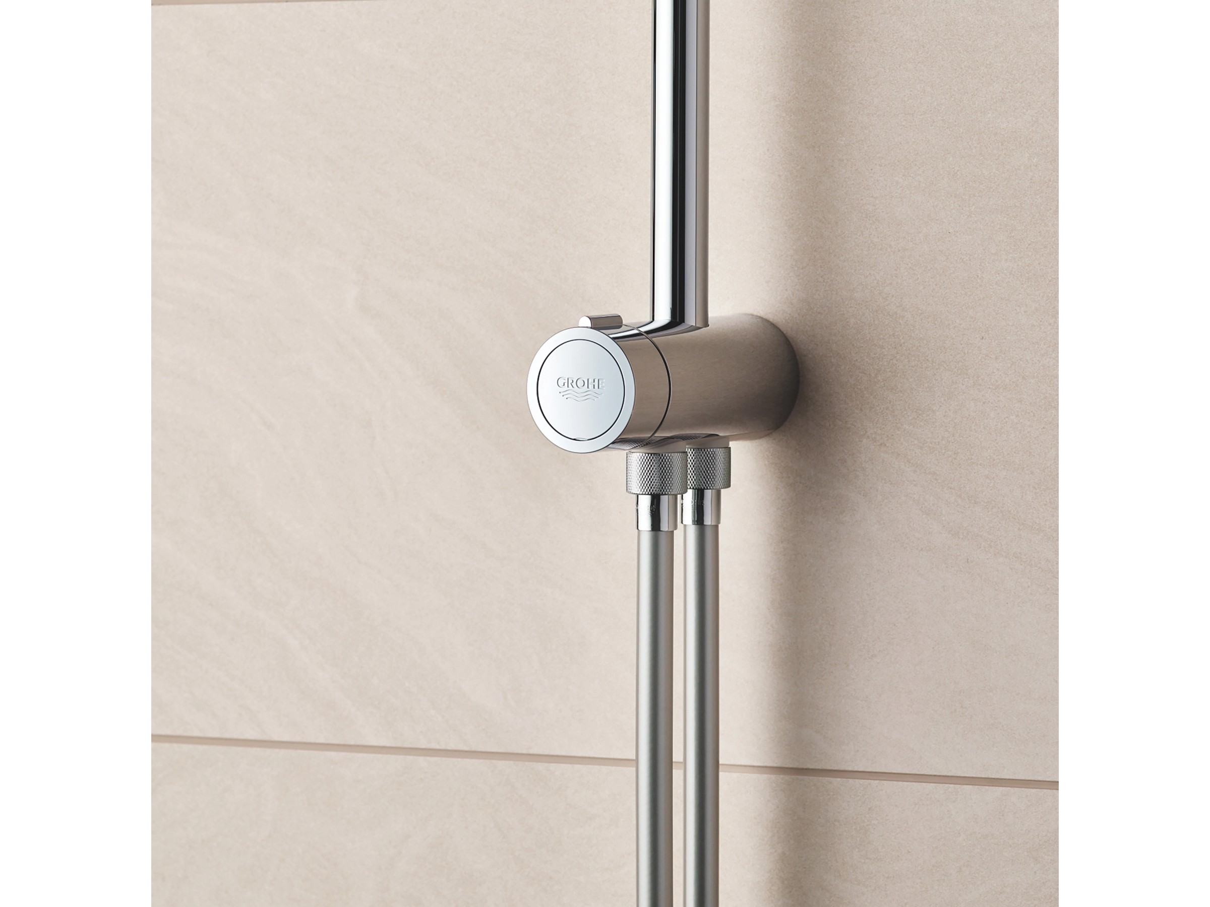 Croydex Flexi-Fix Duschset – 3 Funktionen, 800 Mm Duschstange, Verstellbar & Ohne Bohren