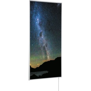 Könighaus Infrarotheizung mit Sternenhimmel-Motiv, 60x120 cm, 1200W, für angenehme Wärme.