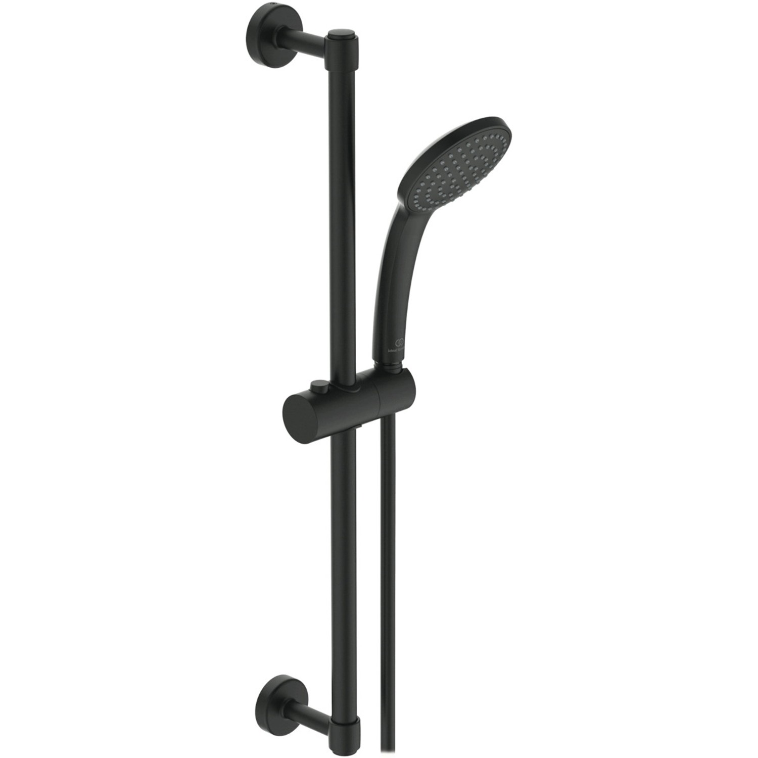 Ideal Standard Brausekombination Idealrain Handbrause rund Silk Black