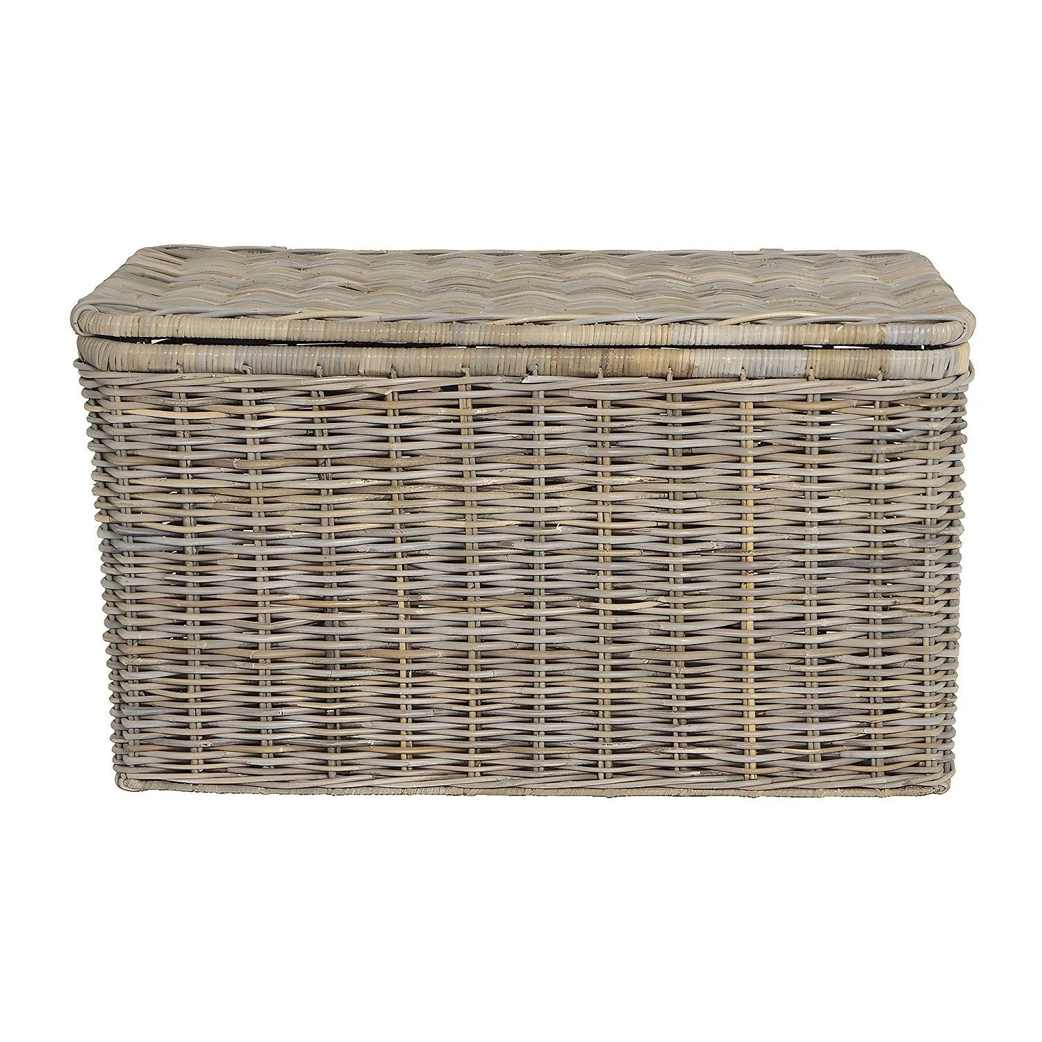 Vente-unique Truhe Und Kiste Timgad Grau 100 cm
