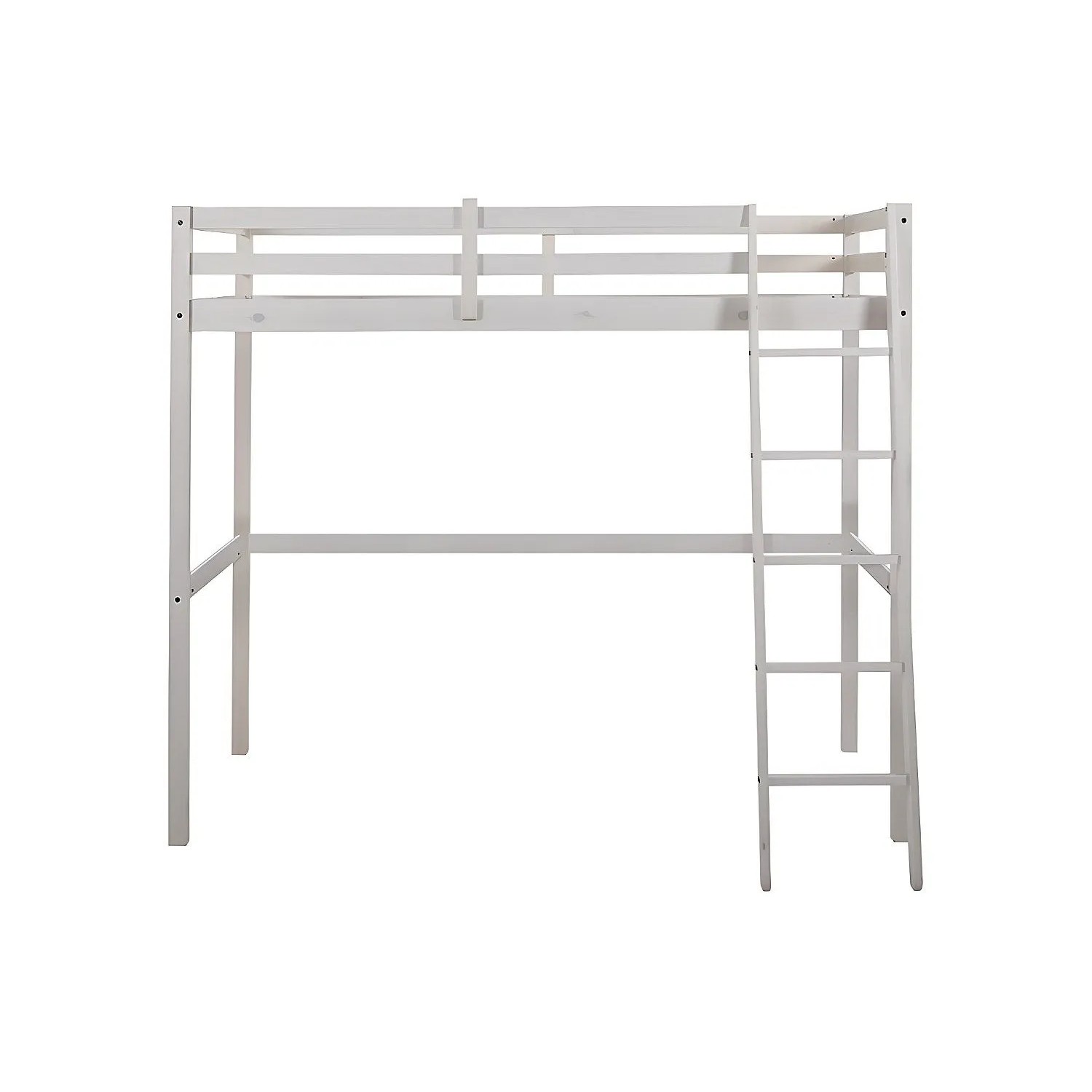 Vente-unique Hochbett Gedeon Weiß 198 cm