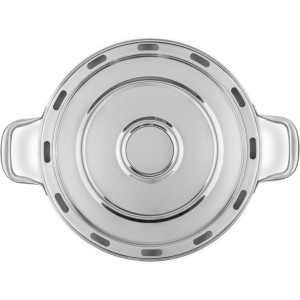 Petromax Backblech aus Edelstahl für Camping Backofen, Aufsicht.